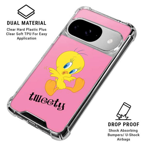 Looney Tunes Tweety Pinky Google Pixel 10 Clear Case